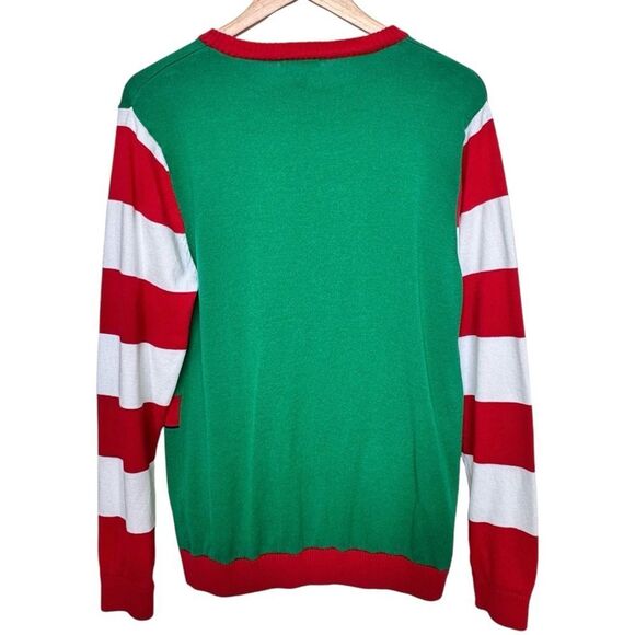Target Ugly Christmas Sweater Green & Red Long Sleeve Best Package Ever. Medium. - Picture 3 of 7